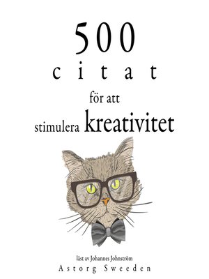 cover image of 500 citat för att stimulera kreativitet